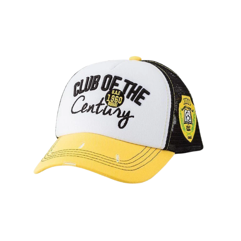 Al Wasl Club Yel/Wt/Bk White Cap