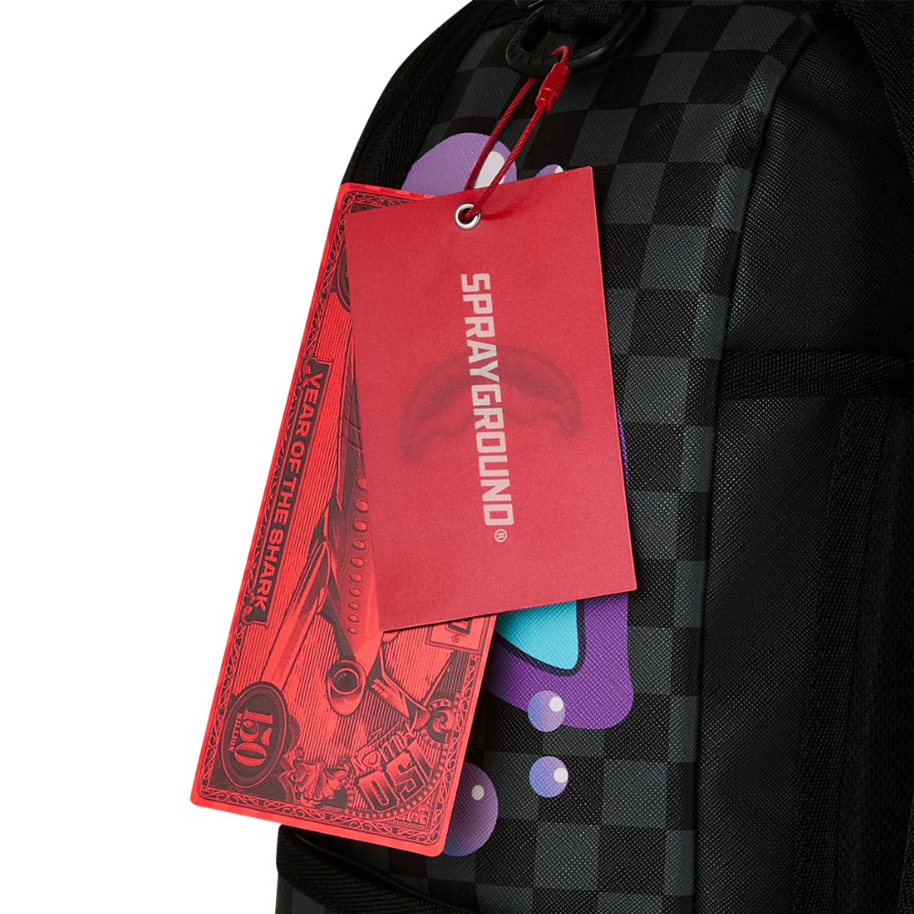 Sprayground Purple Slime Takeover Savage Backpack