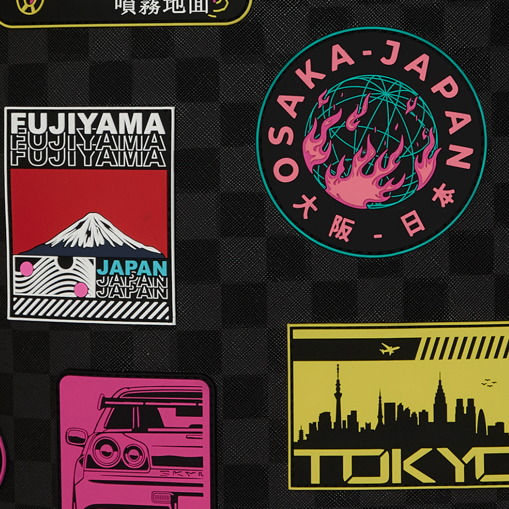 Sprayground Global Mogul Cyber Punk Japan Cities DLXSV Backpack