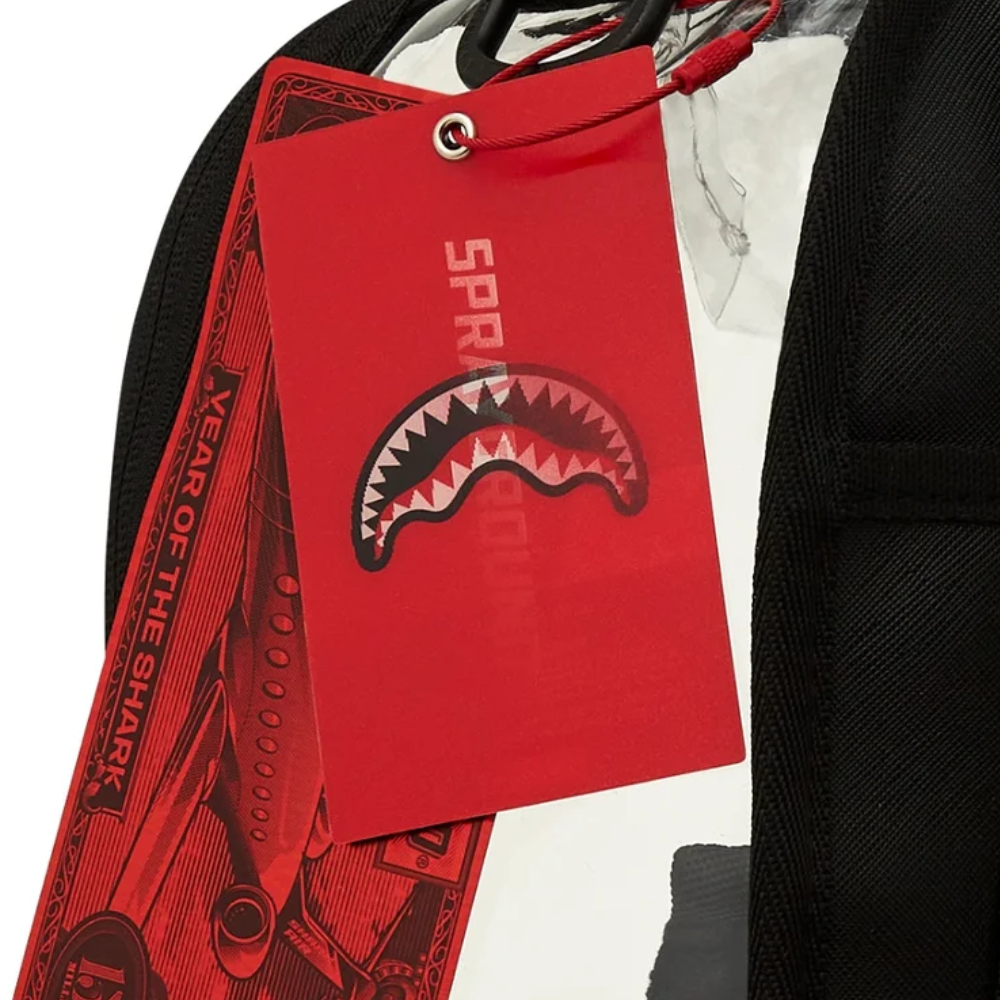 PARTIAL CLEAR SHARK CENTRAL DLX BACKPACK