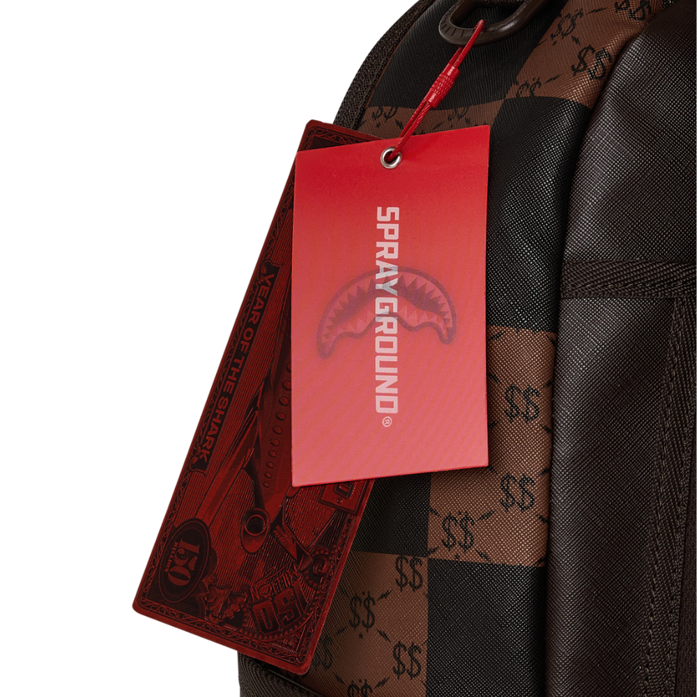 Sprayground Enlarged Check Paris Backpack