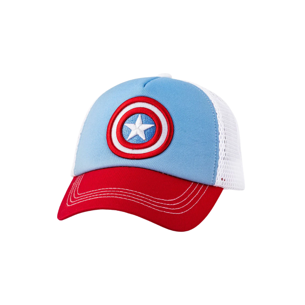 Captain America Red/Blu/Wt Blue Cap