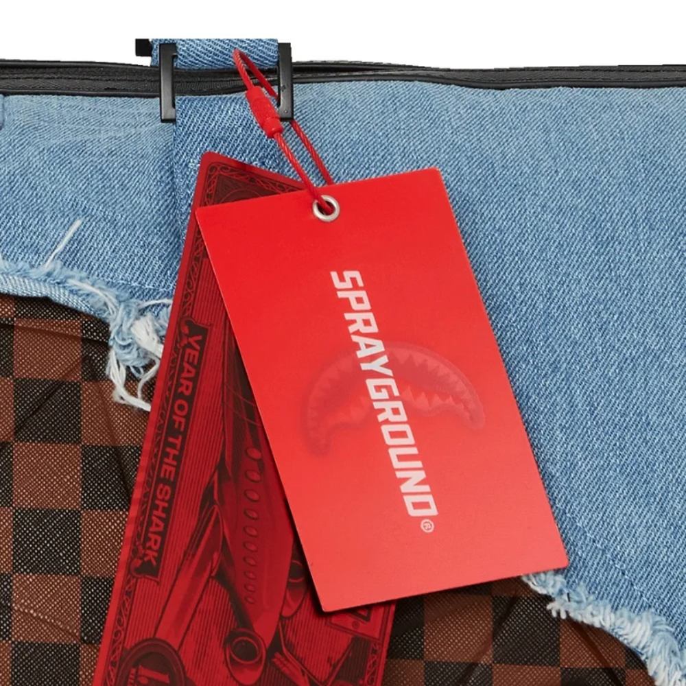 DENIM SHARK DUFFLE