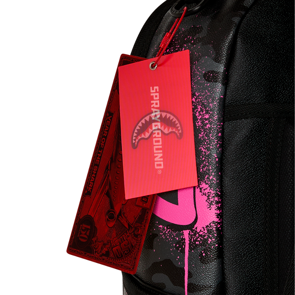 Sprayground Snoopy Pink Stencil Backpack