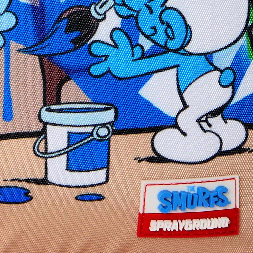 Sprayground Smurfs Art Party DLXSR Backpack