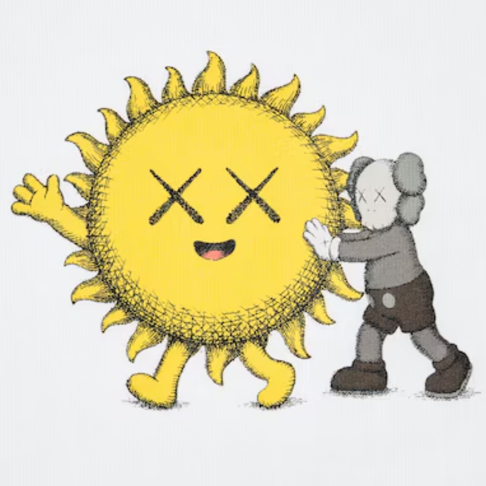 Uniqlo 'KAWS UNIVERSE' Sun & Companion UT Graphic T-Shirt - White - Unisex