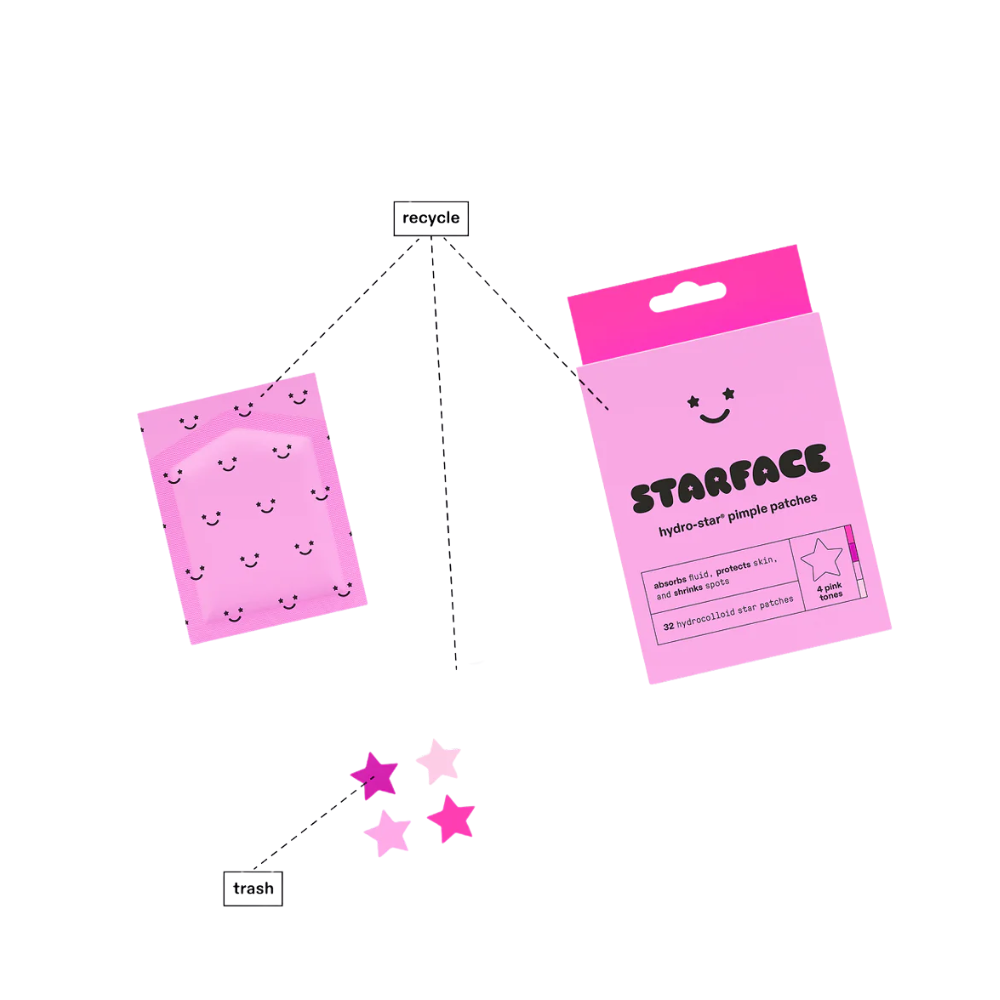 Starface Pink Star Pimple Patches