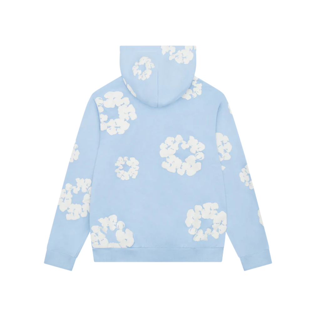 Denim Tears Cotton Wreath Powder Blue Hoodie