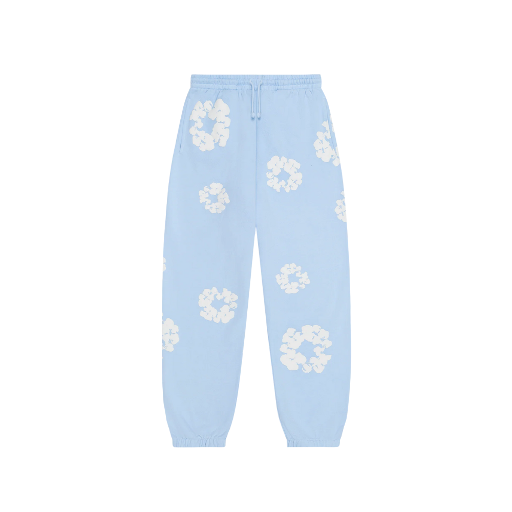 Denim Tears Cotton Wreath Sweatpants Powder Blue