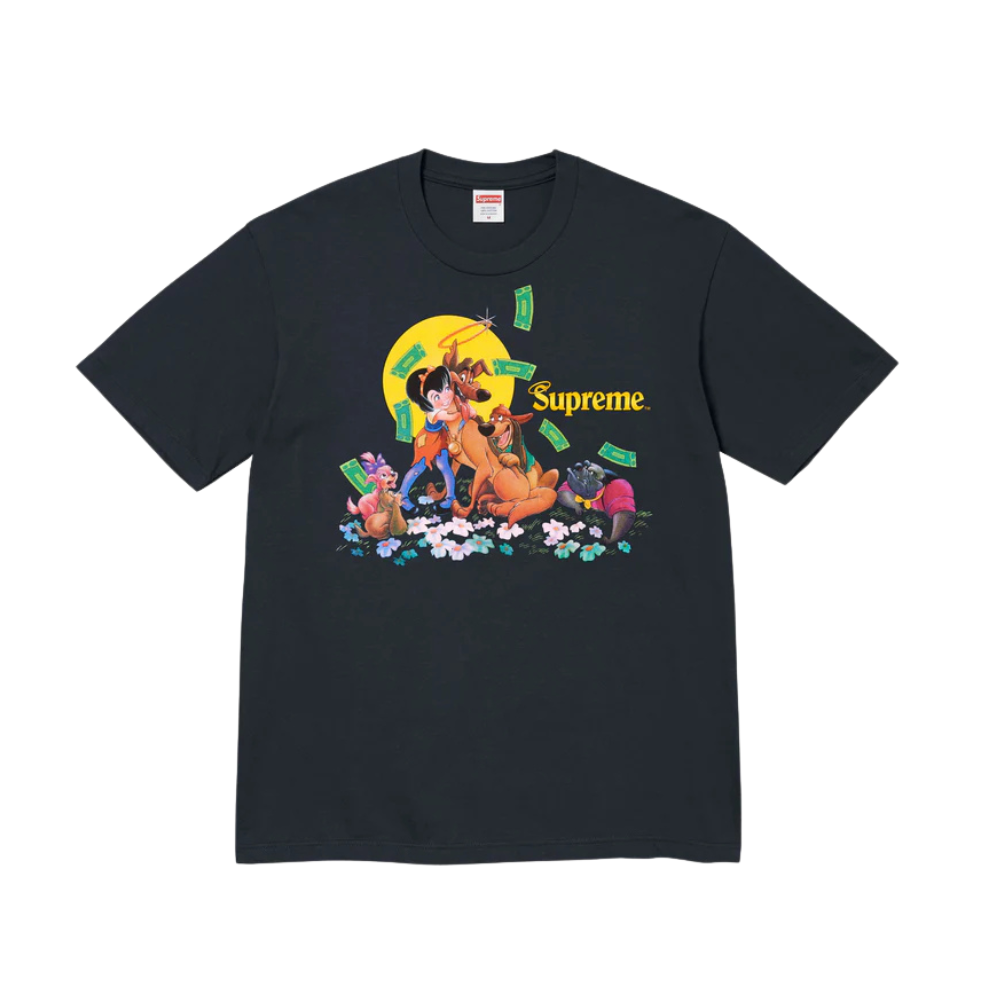 supreme all dogs go to heaven front black