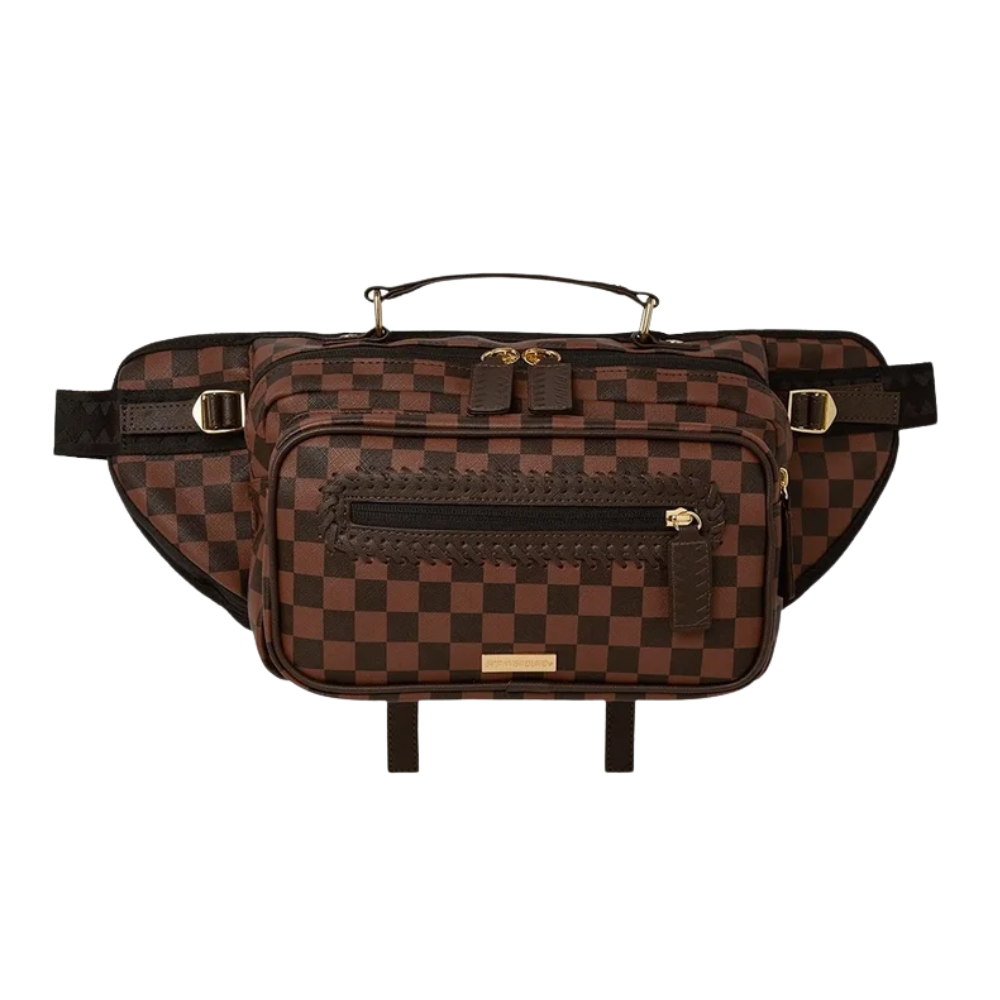 CORE EMBOSSED CHECK CARGO CROSS-BODY