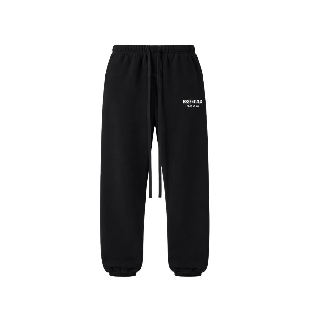 Fear of God Essentials Classic Sweatpants in Core Fleece Vintage Black