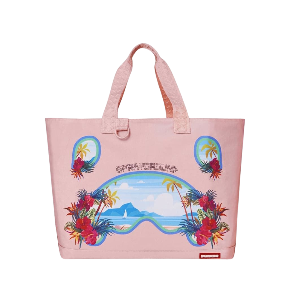 TROPICAL SHARK BEACH TOTE