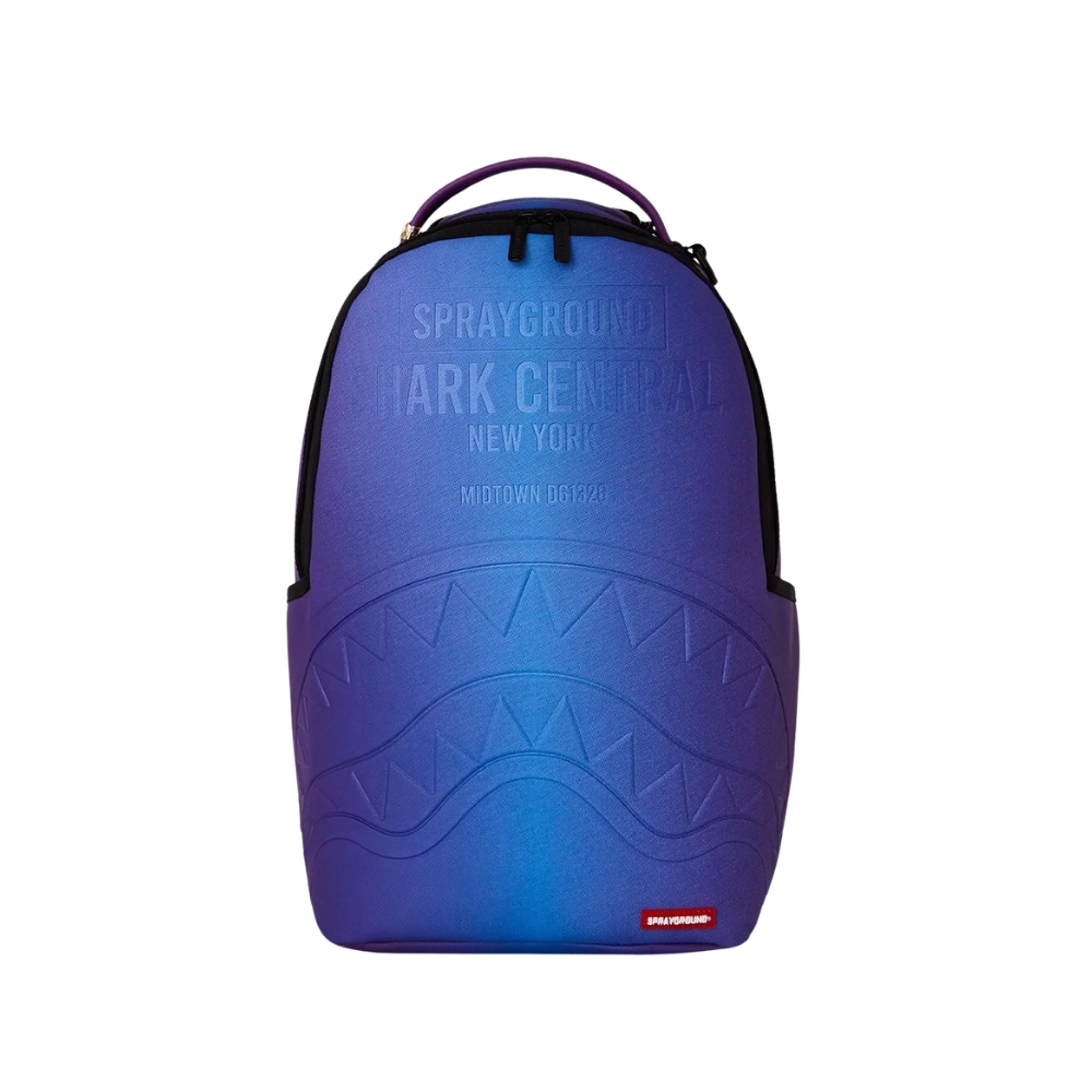 Sprayground Shark Central Embossed Dusk DLXSV Backpack
