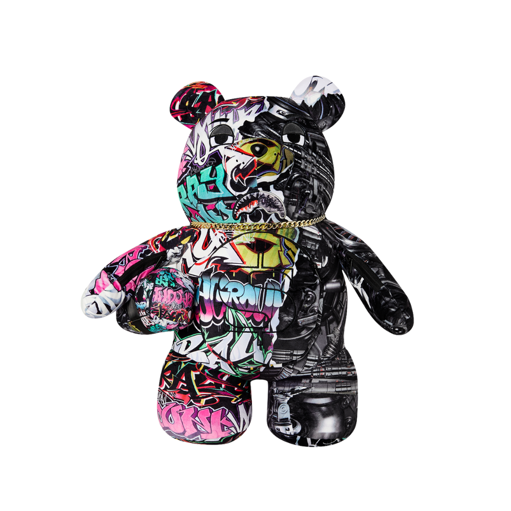 SPLIT CYBERSHARK MONEYBEAR TEDDY BEAR BACKPACK