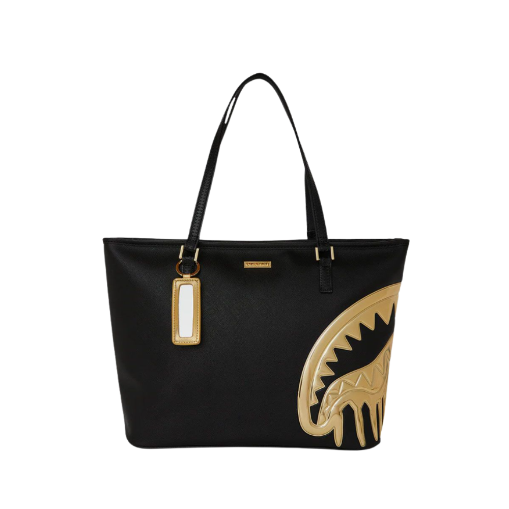 Sprayground Gold & Dangerous Tote