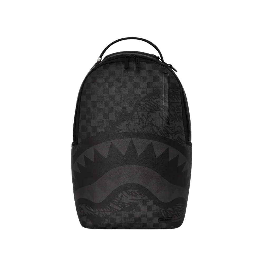 Sprayground Torn Graff Check DLXSV Backpack