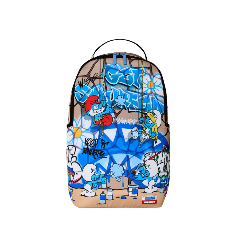 Sprayground Smurfs Art Party DLXSR Backpack