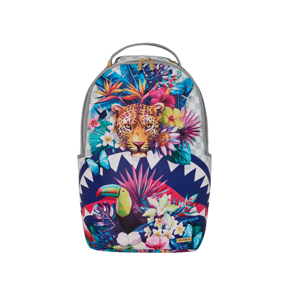 Sprayground Flowering Jungle Shark Backpack