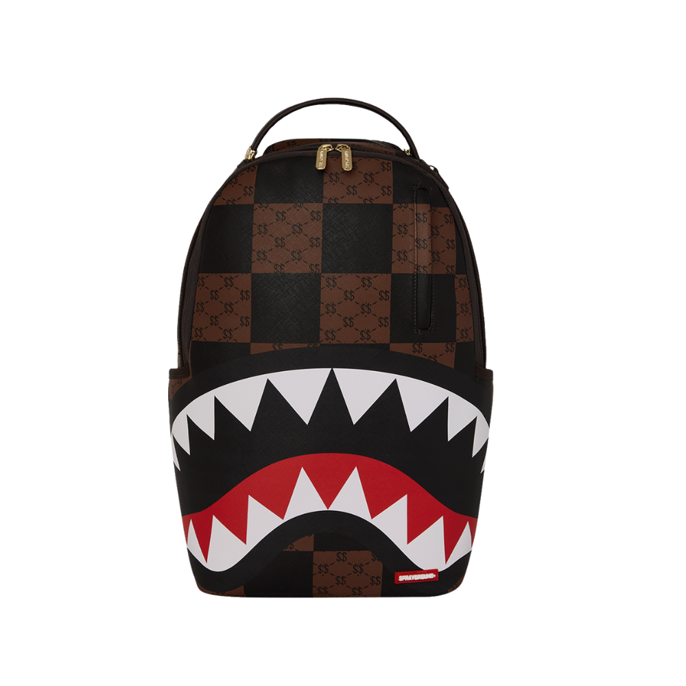 Sprayground Enlarged Check Paris Backpack