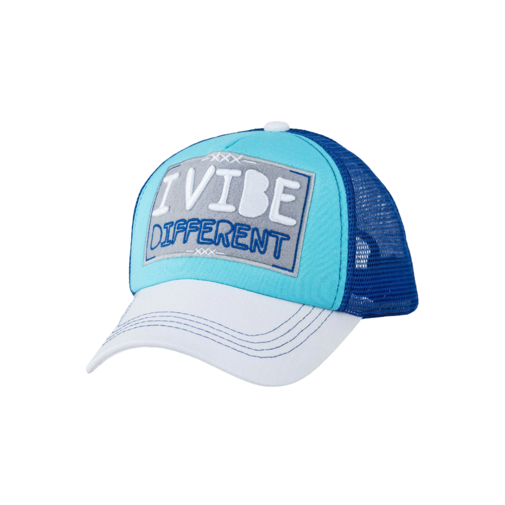 I Vibes Different Wt/Bblu/Blu Blue Cap