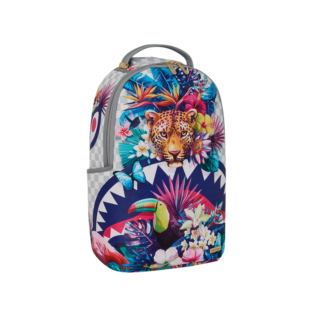 Sprayground Flowering Jungle Shark Backpack