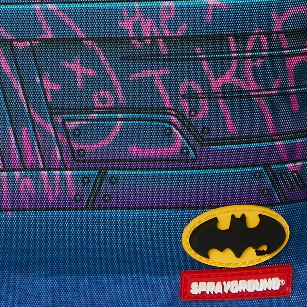 Sprayground DC Joker Tagged Up Batmobile DLXSR Backpack