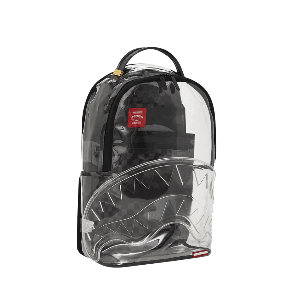 Sprayground 3AM Shark Detail Clear Backpack