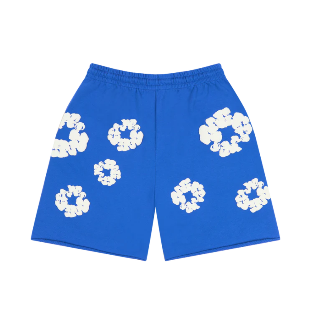 Denim Tears Cotton Wreath Sweatshorts Blue