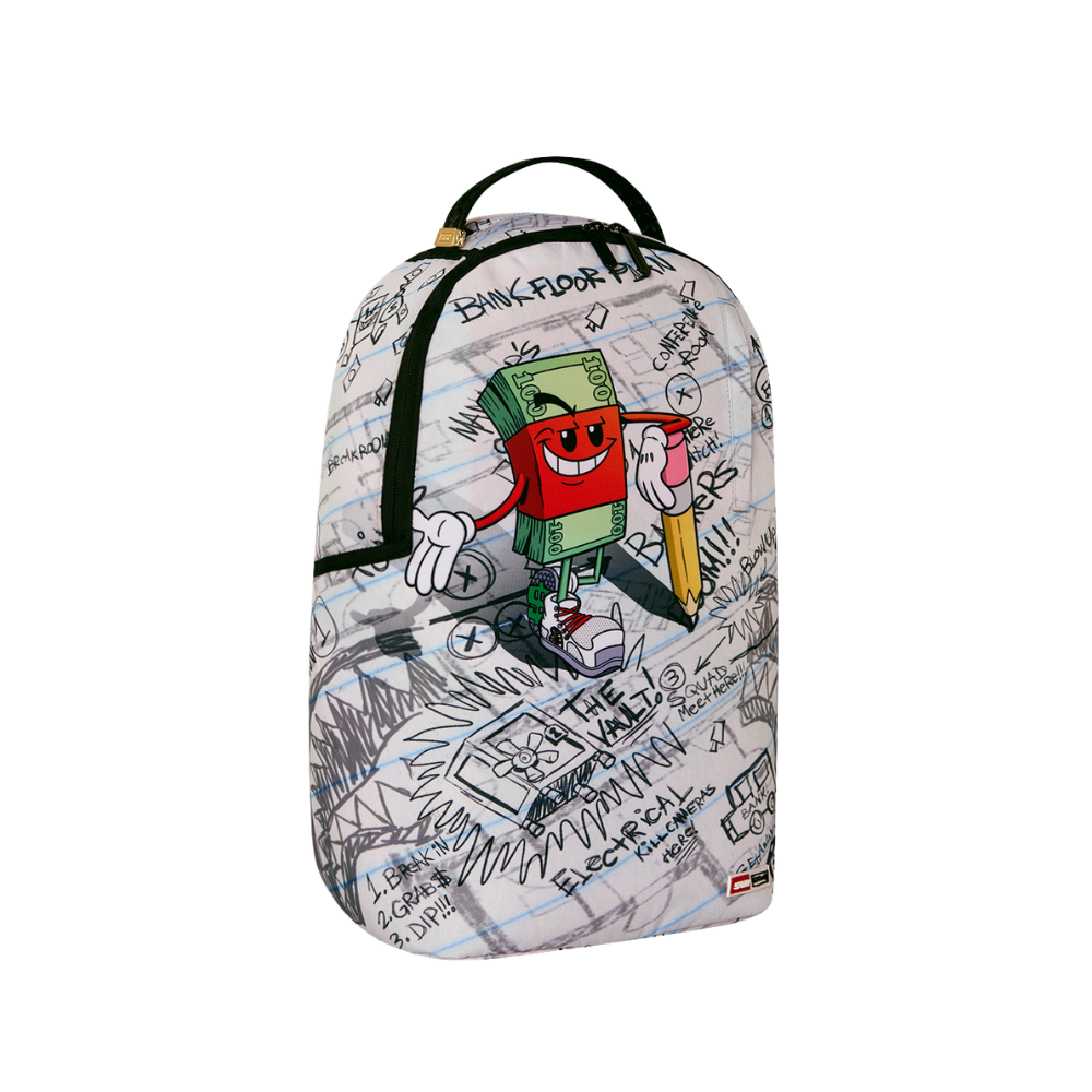Sprayground Money Boy Pencil Doodles DLXSR Backpack