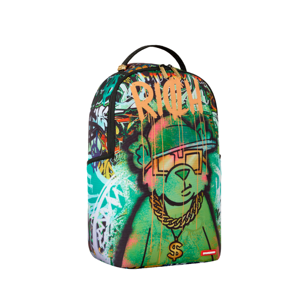 Sprayground Money Bear Graff Mural DLXSR Backpack