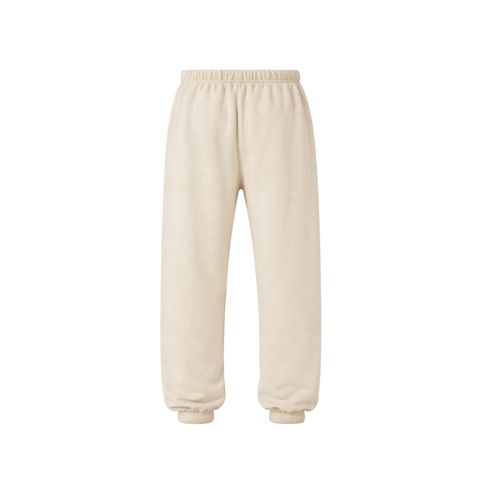 Fear of God Essentials Classic Sweatpants in Core Fleece White/Grey