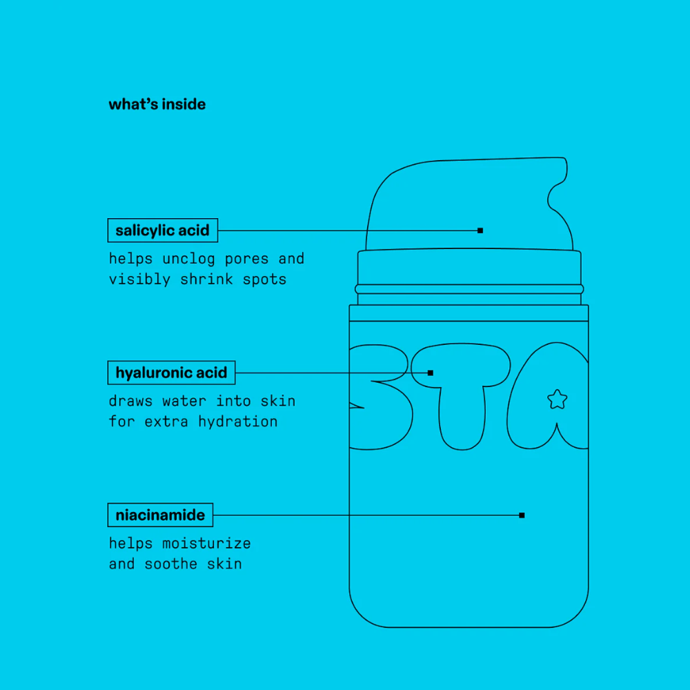 Starface Star Cream® + Salicylic Acid Moisturizer