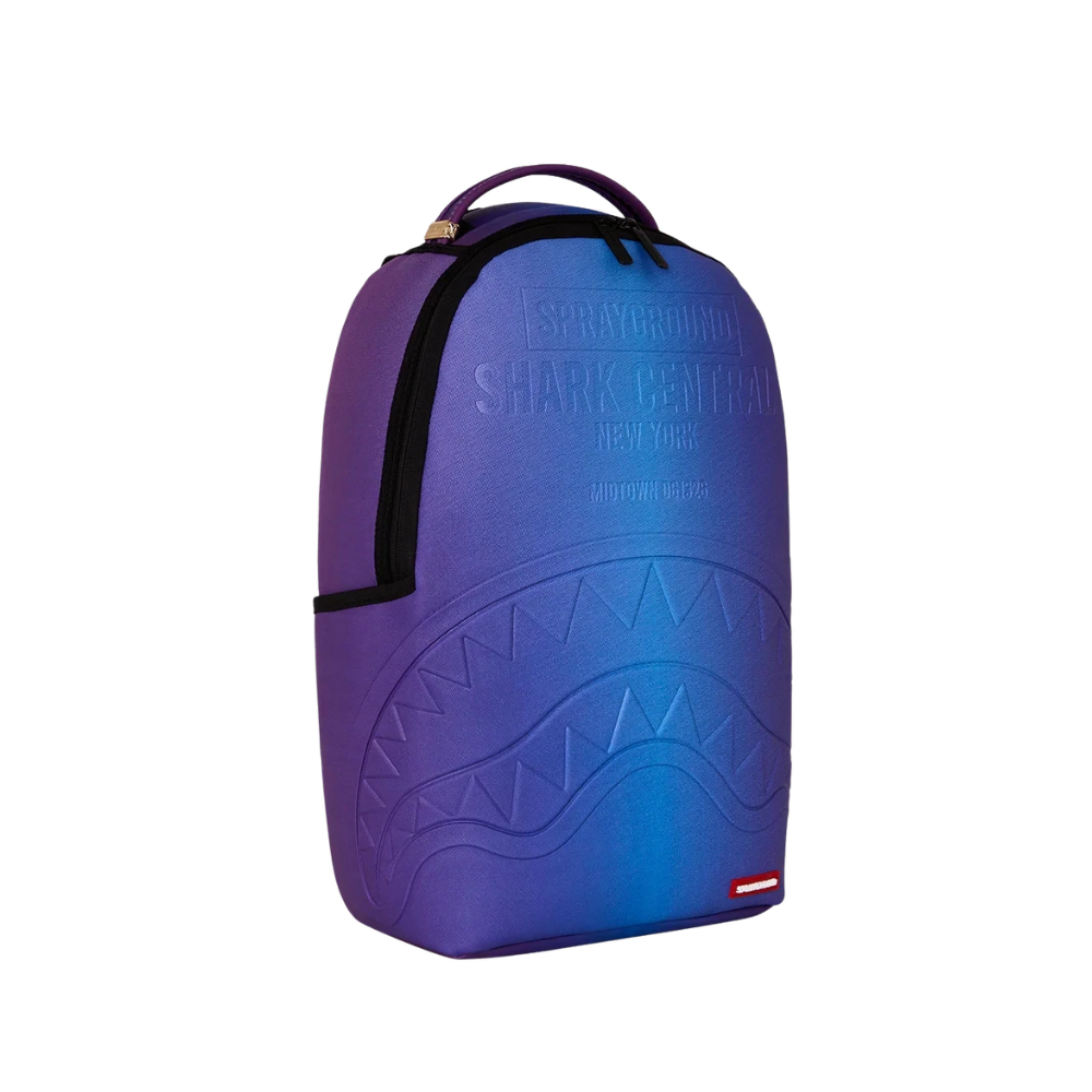 Sprayground Shark Central Embossed Dusk DLXSV Backpack
