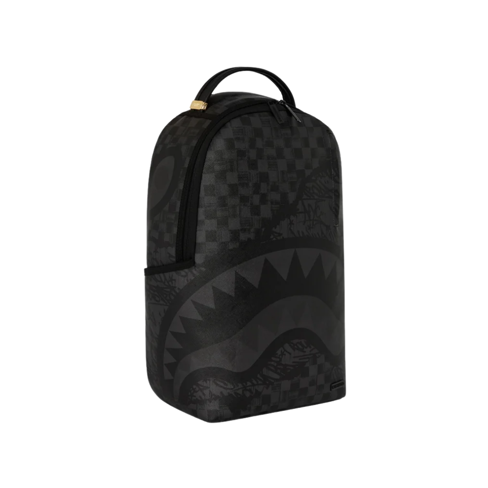 Sprayground Torn Graff Check DLXSV Backpack