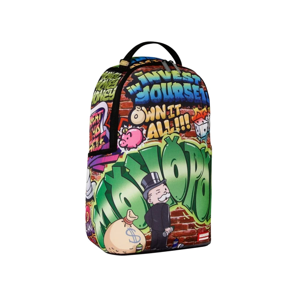 MONOPOLY MAN GRAFFITI DLXR BACKPACK