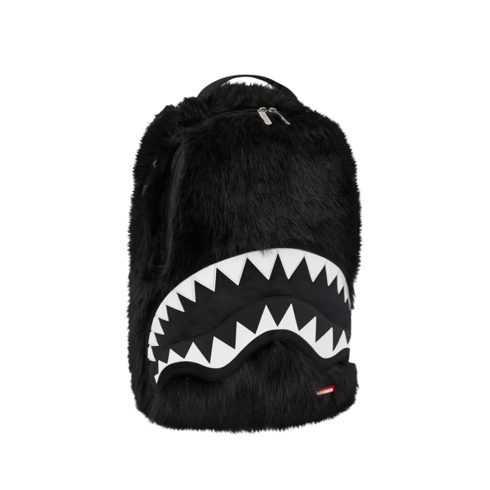 Sprayground Fur Cray Black Backpack