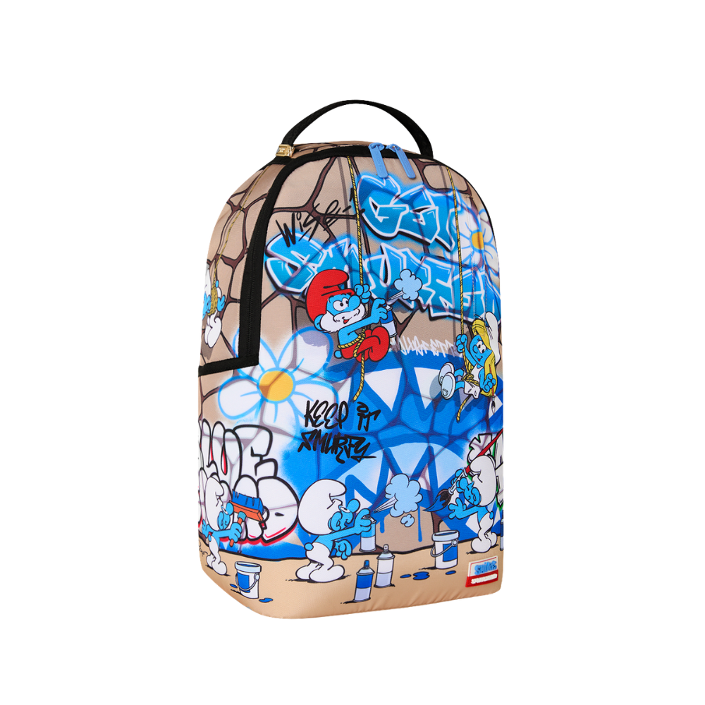Sprayground Smurfs Art Party DLXSR Backpack