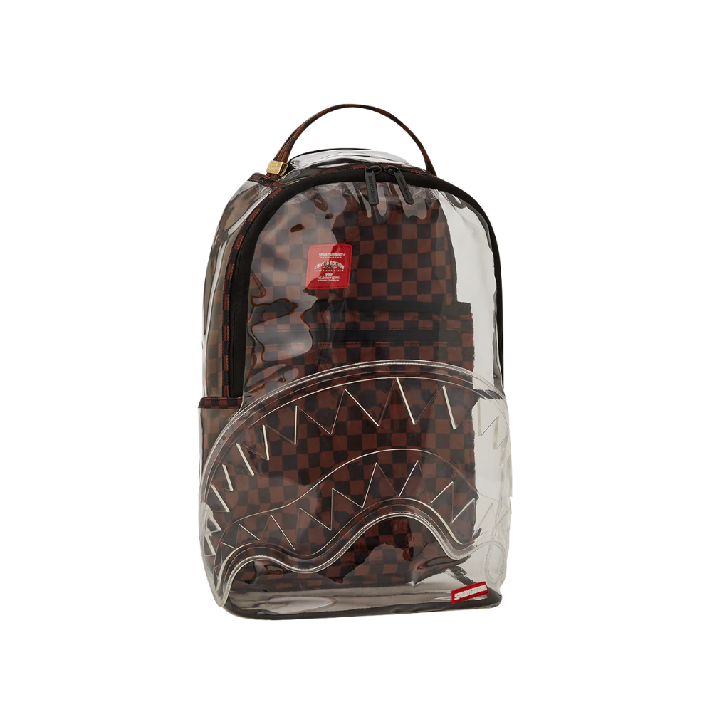 Zaino CLEAR BROWN CHECK CLEAR