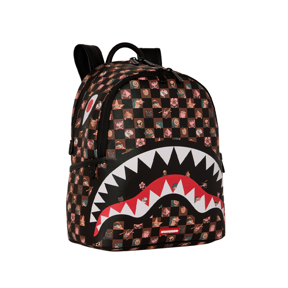 Sprayground Peeking Characters Remix Savage Backpack