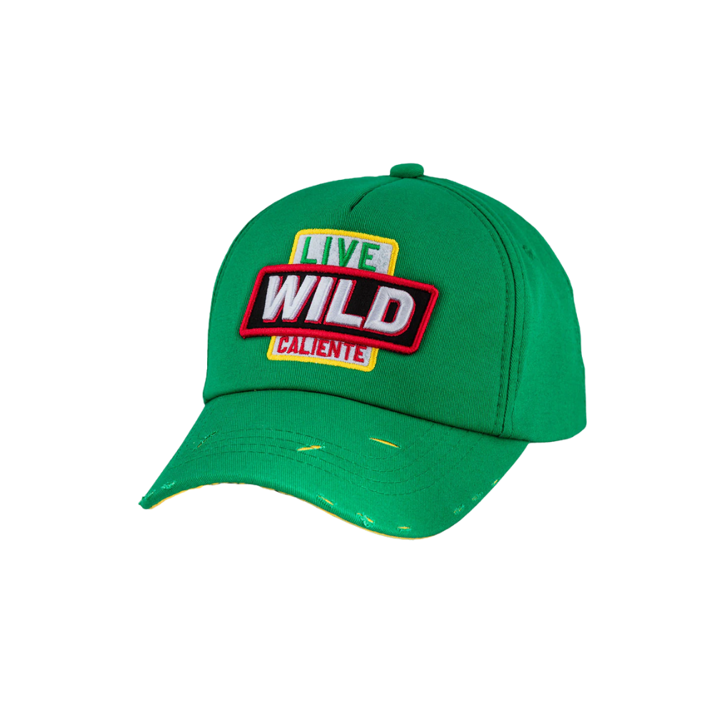 Live Wild Green COT. Green Cap