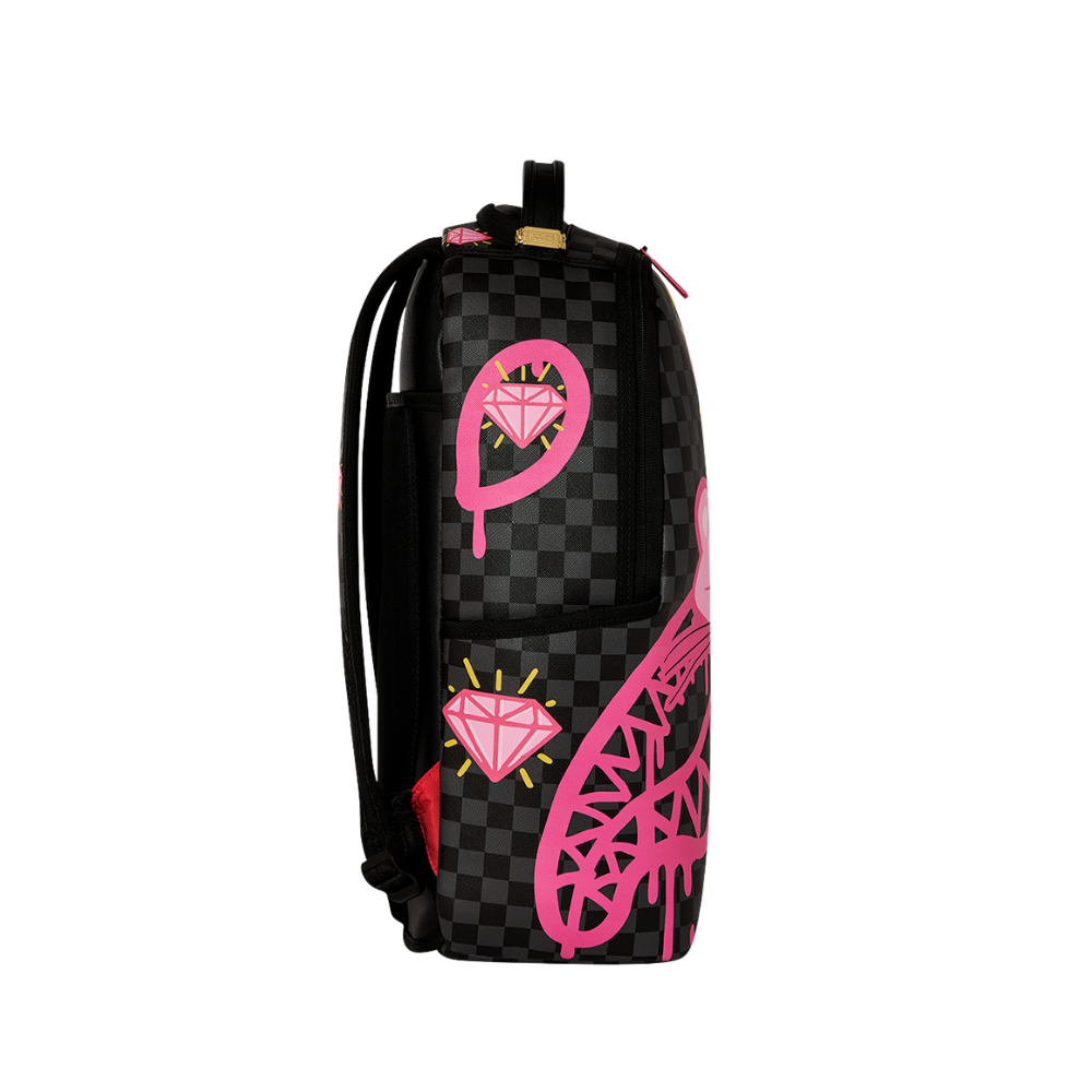 Sprayground Pink Panther: Drippy Diamonds Backpack