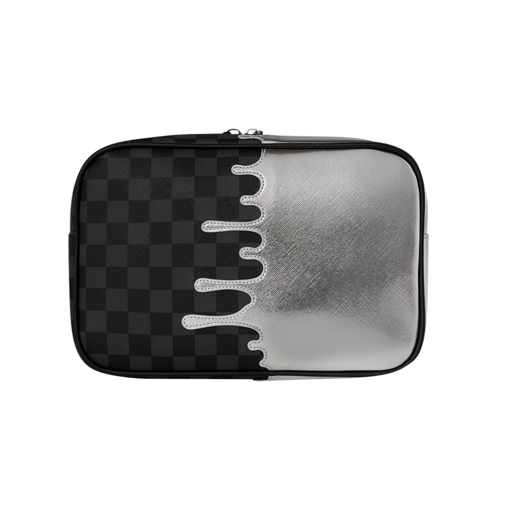 Sprayground Silver Side Drip Toiletry Brick
