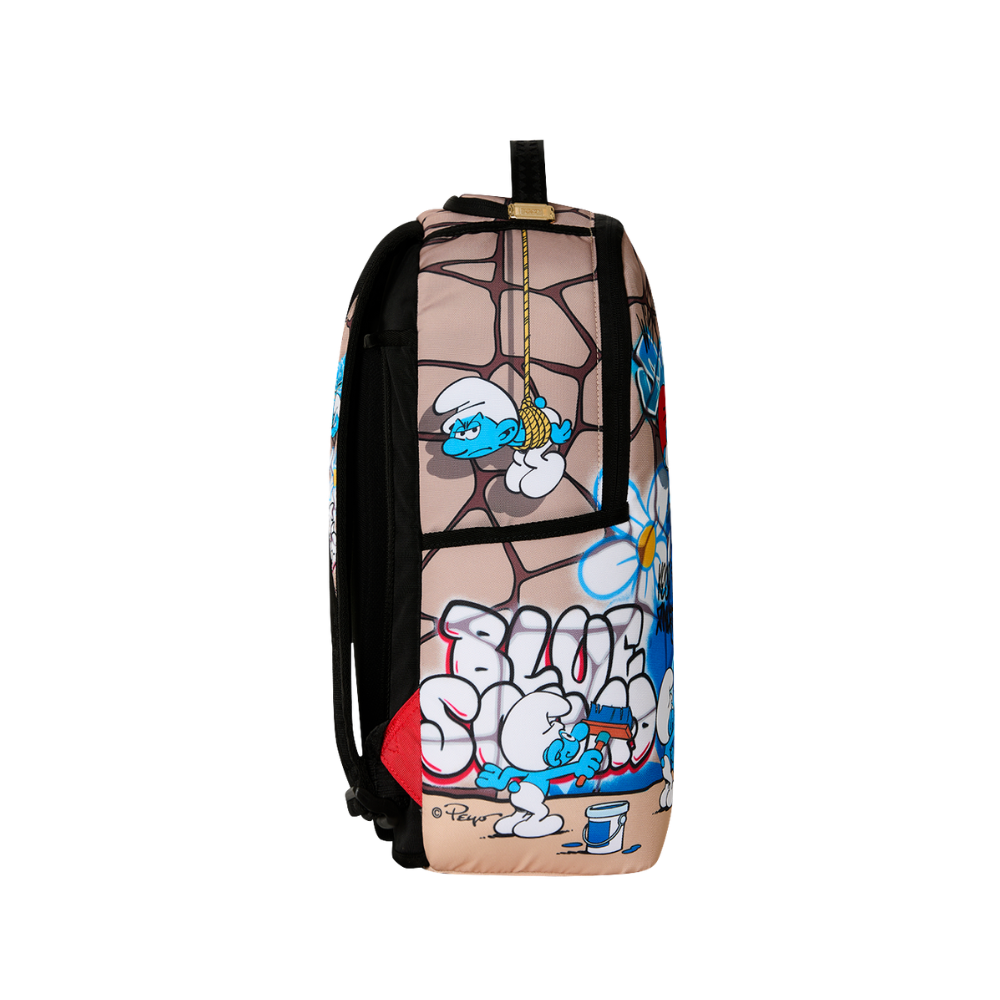 Sprayground Smurfs Art Party DLXSR Backpack