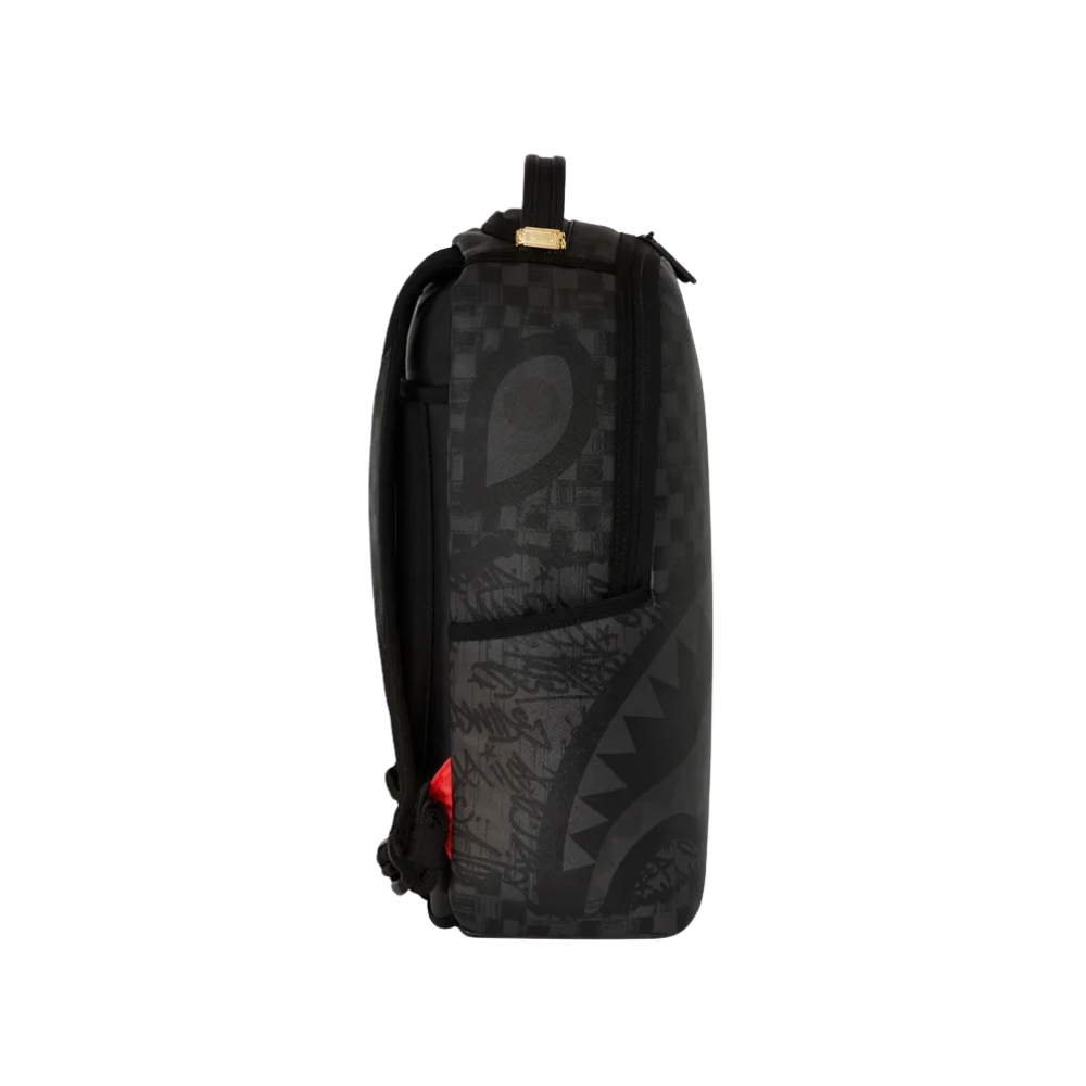 Sprayground Torn Graff Check DLXSV Backpack