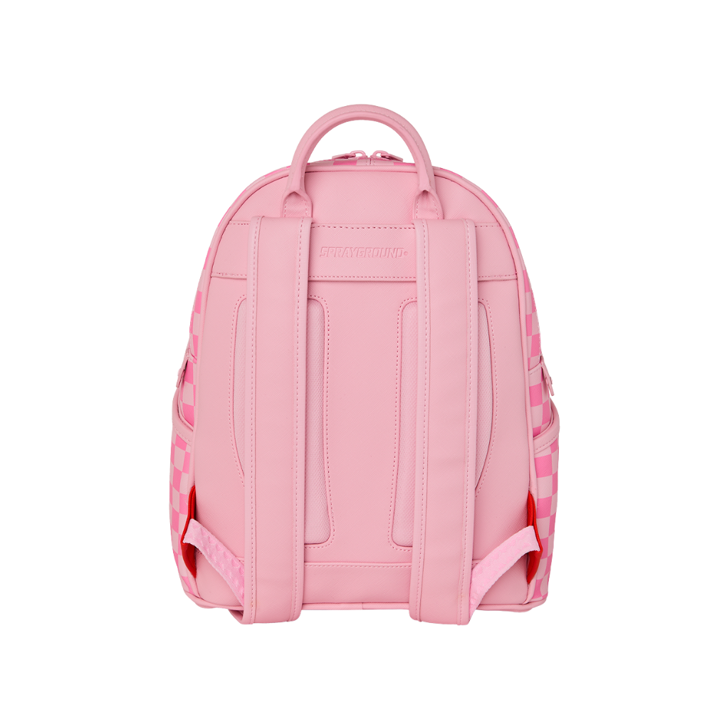 Sprayground Pink Sharks In Paris Patch Savage Backpack