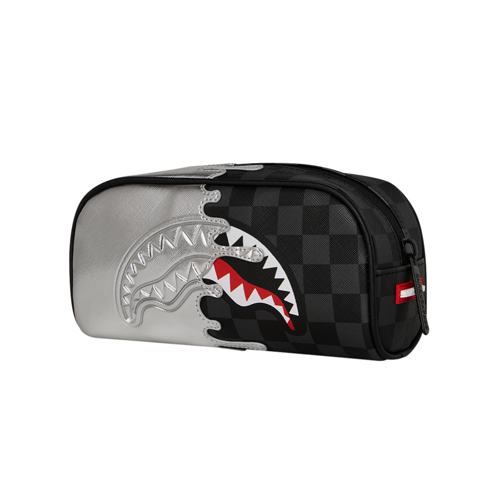 Sprayground Silver Side Drip Pouch