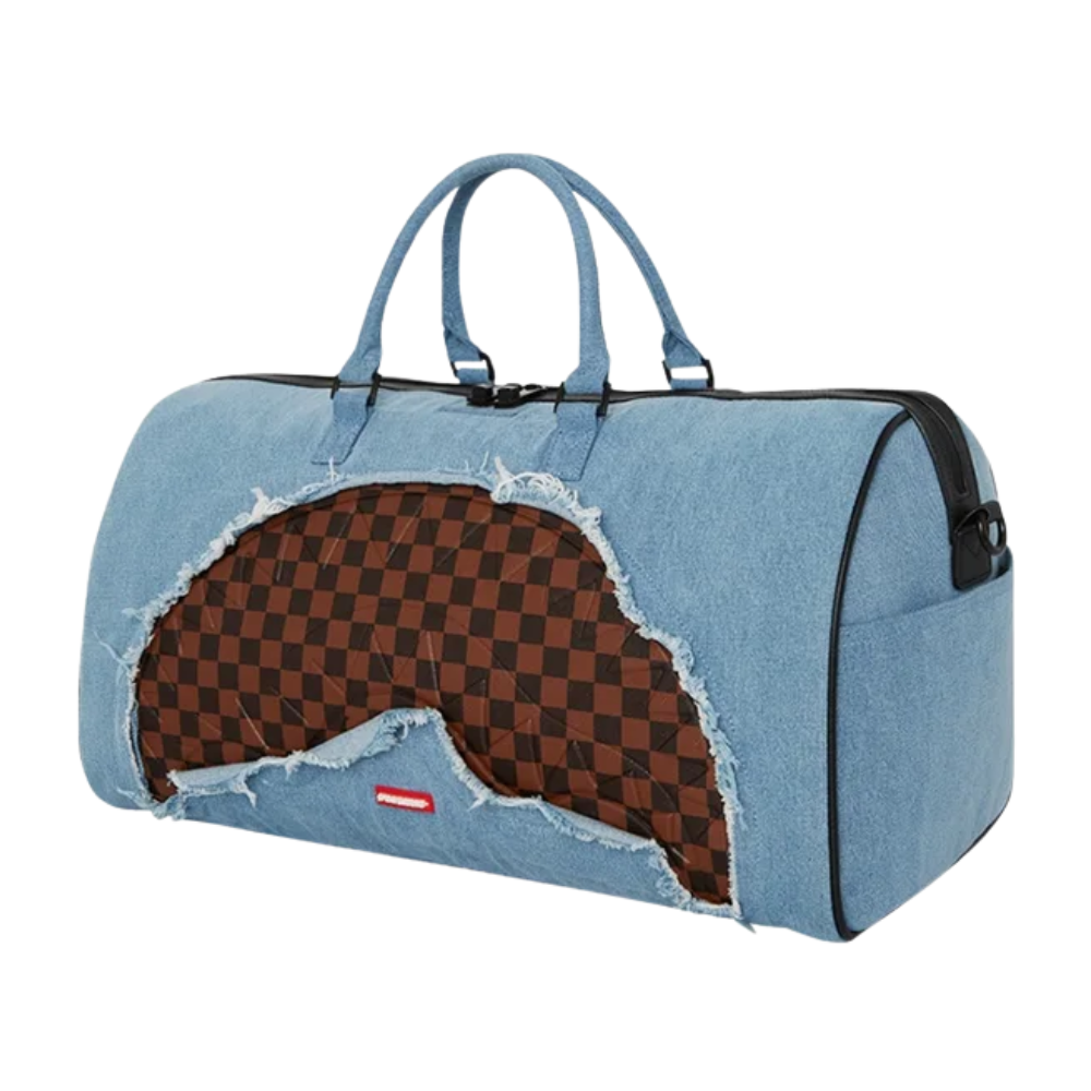 DENIM SHARK DUFFLE