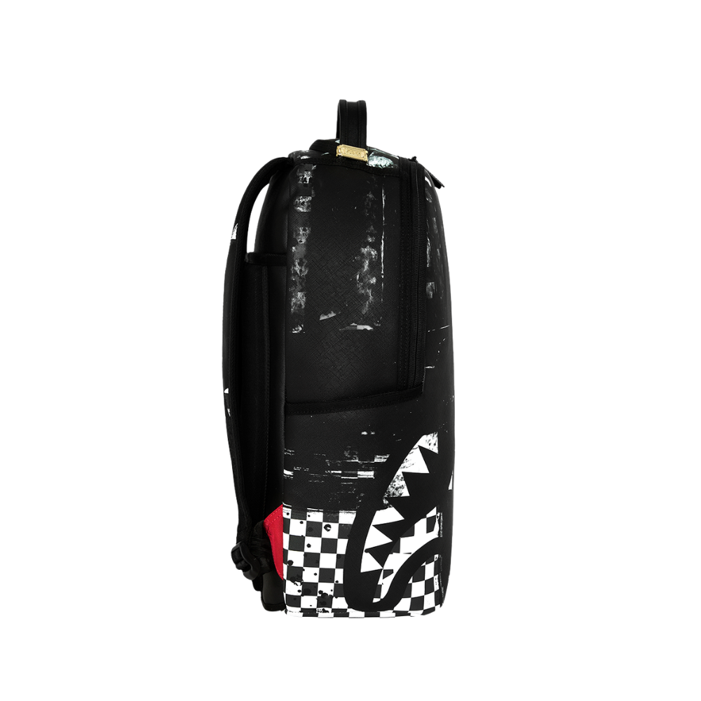 Sprayground Painted Over Check DLXSV Backpack