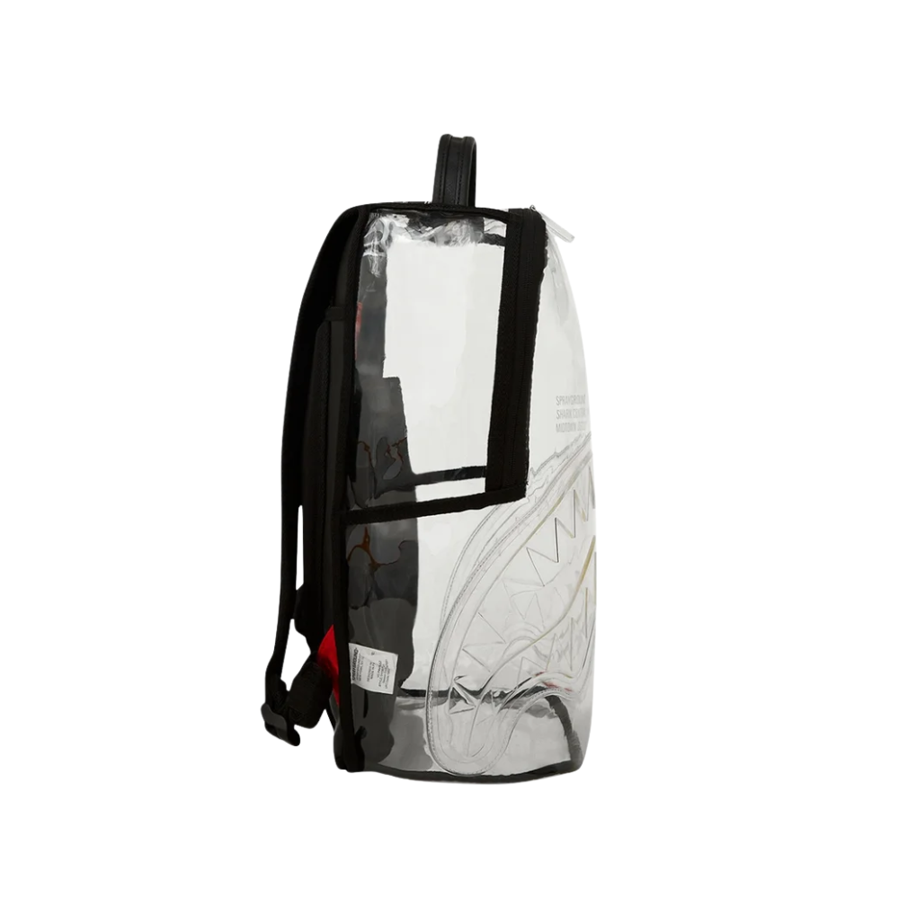 Sprayground Partial Clear Shark Central DLX Backpack